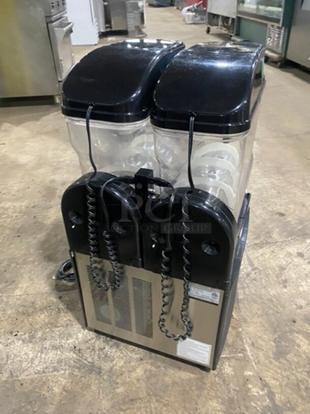 NICE! Omega Commercial Countertop 2 Flavor Slushie/ Frozen Beverage Dispenser! Model: OFS20 SN: 2FS17B100008 120V 60HZ 1 Phase - Image 3 of 10
