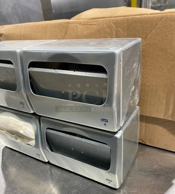 Tork Dual Sided Metal Napkin Dispenser! 4x Your Bid! - Image 2 of 7