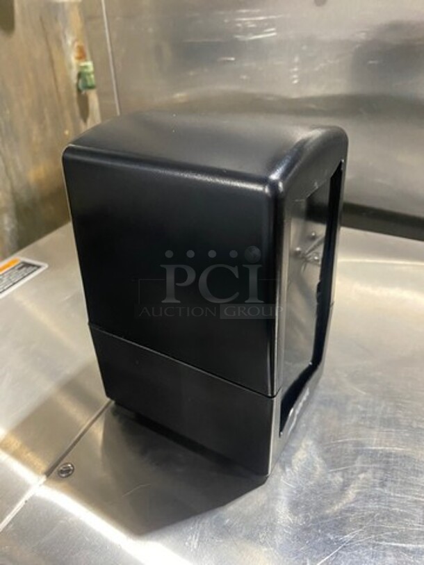 NEW! IN THE BOX! Jofel Black Poly Napkin Dispenser! Model: 09936 - Image 4 of 5