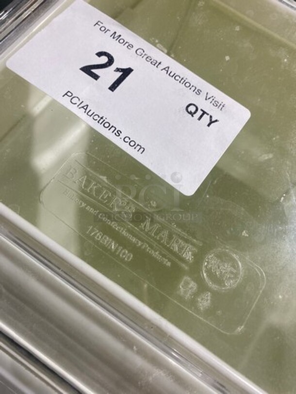 Bakers Mark Countertop White Poly Ingredient Bin! - Image 6 of 6