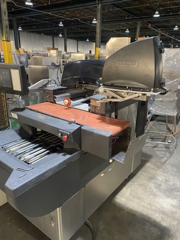 SWEET! Hobart Floor Model Commercial AUTOMATIC WRAPPING SYSTEM! Model AWS-1LR!  With Conveyor! With Digital Control Panel & Printer Laber!  208V 1 Phase!   - Image 5 of 12