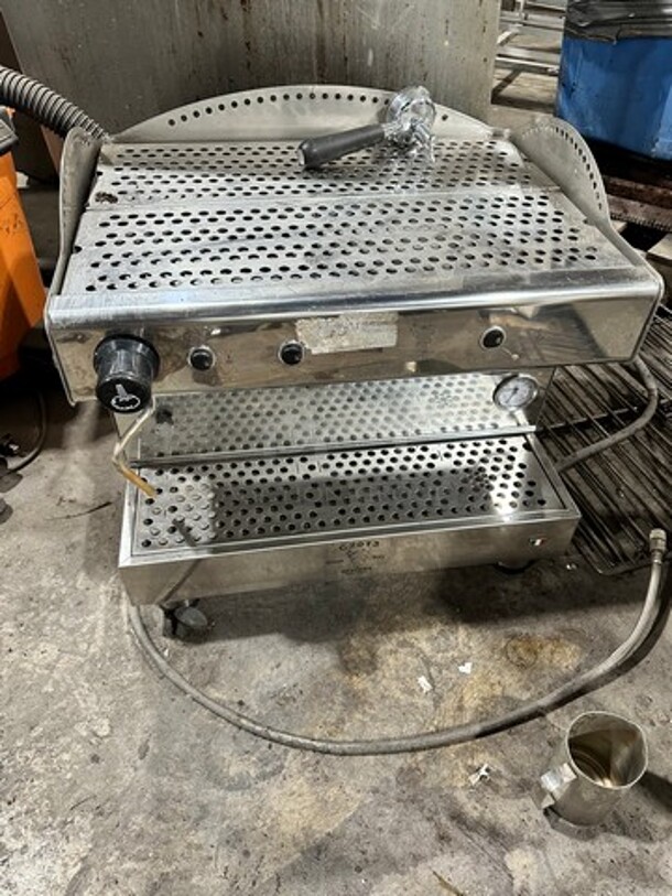 2017 Bezzera Commercial Countertop Espresso Machine! All Stainless Steel! On Small Legs! Model: C2013 SN: AM009188417 220V - Image 1 of 12