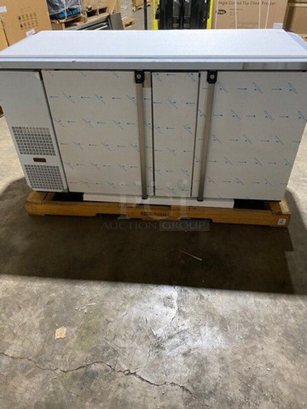 WOW! SCRATCH-N-DENT! Micro Matic Commercial 2 Door Bar Back Cooler! With Poly Coated Racks! All Stainless Steel! Model: MBB68SE 115V 60HZ 1 Phase - Image 2 of 10