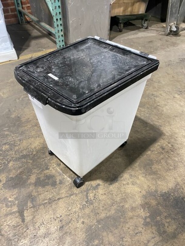 With Poly Ingredient Bin! With Lid! On Casters! - Image 2 of 7