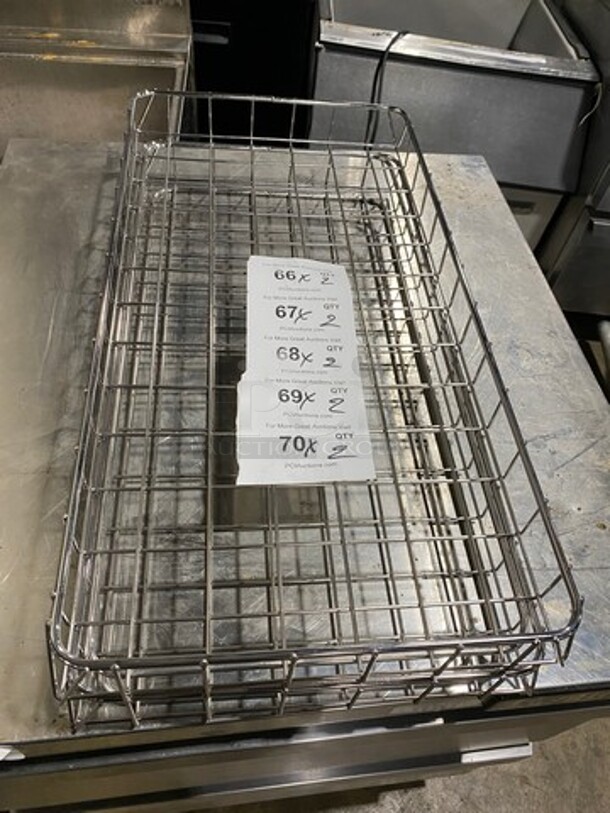All Stainless Steel Bagel/Pastry Display Trays! 2X Your Bid! - Image 1 of 4