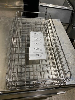 All Stainless Steel Bagel/Pastry Display Trays! 2X Your Bid!