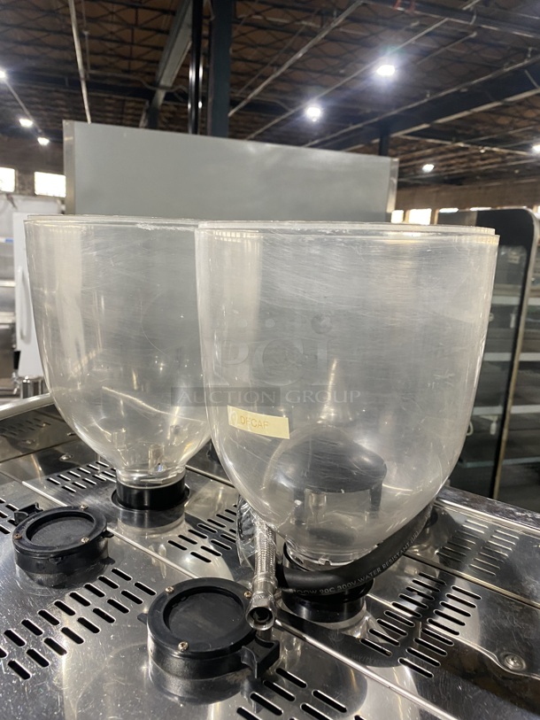 CMA Italy Commercial Countertop Espresso Machine! With Dual Coffee Bean Grinder! All Stainless Steel! Model: AK2AA SN:360152 220/230V - Image 8 of 9