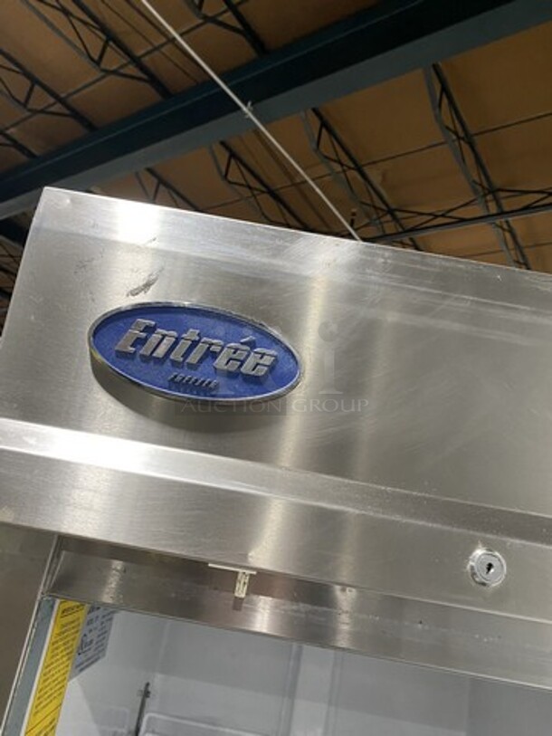 Entree All Stainless Steel One Door Reach In Freezer! Model CF1 Serial 1304ENTH00188! 115V 1 Phase!  - Image 8 of 9