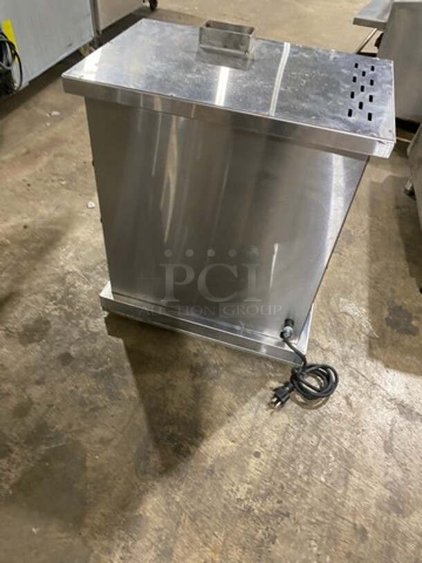 Attias Commercial Countertop Natural Gas Powered Rotisserie Machine! With View Through Door! All Stainless Steel! - Image 3 of 9