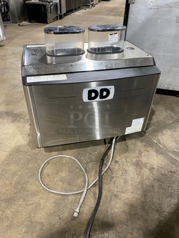 WOW! LATE MODEL! Dunkin Donuts Edition! Schaerer Commercial Countertop 2 Group Espresso Machine! With Steam Lines! Stainless Steel! On Small Legs! - Image 3 of 12