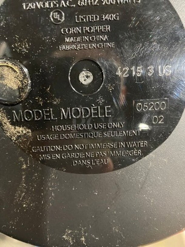 Presto Countertop Popcorn Maker! - Image 6 of 7