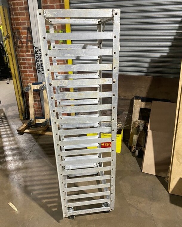 Metal Commercial Pan Transport Rack on Commercial Casters! - Image 2 of 5