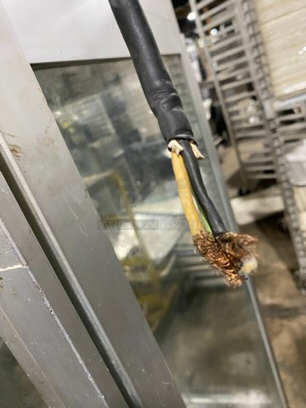 Hatco Commercial Heated Holding Cabinet! Glass All Around Showcase Style! Stainless Steel Body! On Casters! Model: PFST2X SN: 8873570447 120V 60HZ 1 Phase - Image 9 of 9