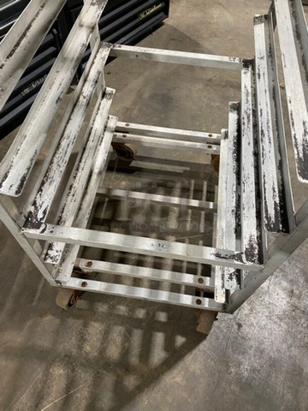 Metal Commercial Pan Transport Rack! On Casters! - Image 3 of 3