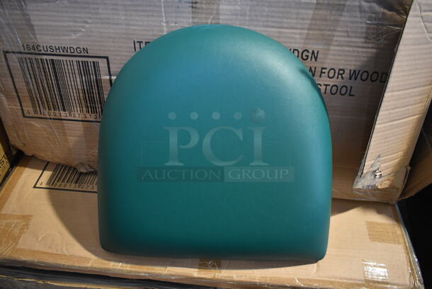 BRAND NEW SCRATCH AND DENT! Box of 4 Lancaster Table & Seating 164CUSHWDGN Vinyl Cushion for Wood Chair and Barstool. - Image 1 of 6