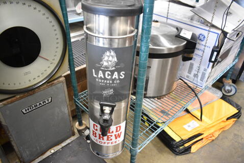 Stainless Steel Iced Tea Holder Dispenser. 