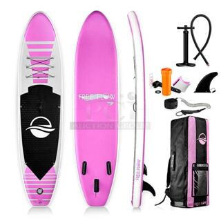 BRAND NEW SCRATCH AND DENT! SereneLife SLSUPB145 Free-Flow SUP Inflatable Stand Up Paddle Board. Stock Picture Used For Gallery