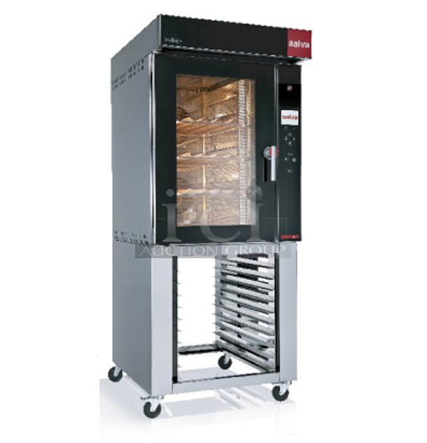 BRAND NEW! 2022 Salva 2010 KX-9+H Stainless Steel Commercial Countertop Electric Powered Convection Oven. Does Not Have Pan Rack. 208-240 Volts, 3 Phase. - Image 1 of 8