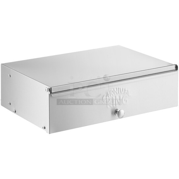 BRAND NEW SCRATCH AND DENT! 2022 Carnival King 382BW24D Stainless Steel Commercial Countertop Hot Dog Bun Warmer. 120 Volts, 1 Phase. Tested and Working!