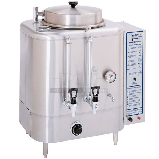 BRAND NEW SCRATCH AND DENT! Curtis RU-150-12 Stainless Steel Commercial Countertop Automatic Single 3 Gallon Coffee Urn. 220 Volts, 1 Phase. - Item #1109713