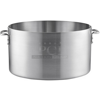 BRAND NEW SCRATCH AND DENT! Choice 471SAP60QT Stainless Steel 60 Qt. Aluminum Sauce Pot