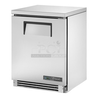 BRAND NEW! 2020 True TUC-24-HC ENERGY STAR Stainless Steel Commercial Single Door Undercounter Cooler. 115 Volts, 1 Phase. Tested and Working!