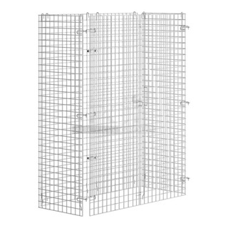 BRAND NEW SCRATCH AND DENT! Regency 460ECSC2448 NSF Chrome Wire Security Cage - 24" x 48" x 61". May Be Missing Pieces.