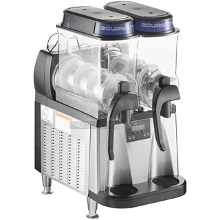 BRAND NEW SCRATCH AND DENT! 2023 Bunn ULTRA NX Stainless Steel Commercial Countertop Double 3 Gallon Slushy Machine. 120 Volts, 1 Phase. Tested and Working!