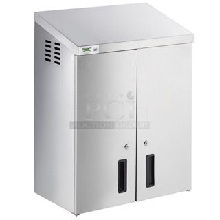 BRAND NEW SCRATCH AND DENT! Regency 600WCH1524 24" Stainless Steel Wall Cabinet with Hinged Doors