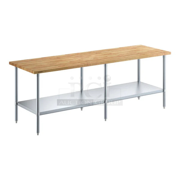 BRAND NEW SCRATCH AND DENT! Regency 600TW3096G 30" x 96" Wood Top Work Tabletop. No Base.  - Image 1 of 3