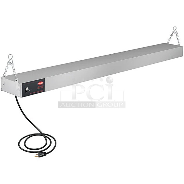 BRAND NEW IN BOX! Hatco GRAH-60 60" Glo-Ray High Wattage Infrared Food Warmer with Toggle Controls, 6" Chains, and S-Hooks. 120 Volts, 1 Phase.  - Image 1 of 3
