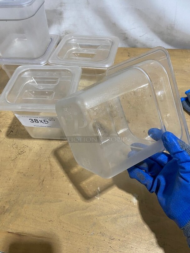 Polycarbonate Clear Food Pans! 5X Your Bid! - Image 6 of 10