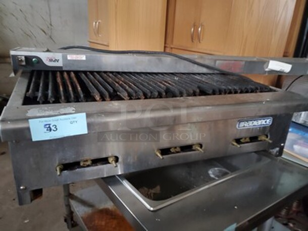 Radiance Countertop Charbroiler(missing knobs) - Image 1 of 5