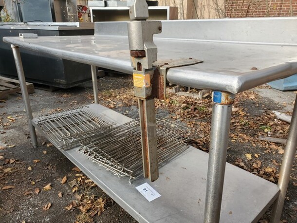 Stainless Steel Work Table|Prep-Table 72X29X34 (Content not included) - Image 2 of 4