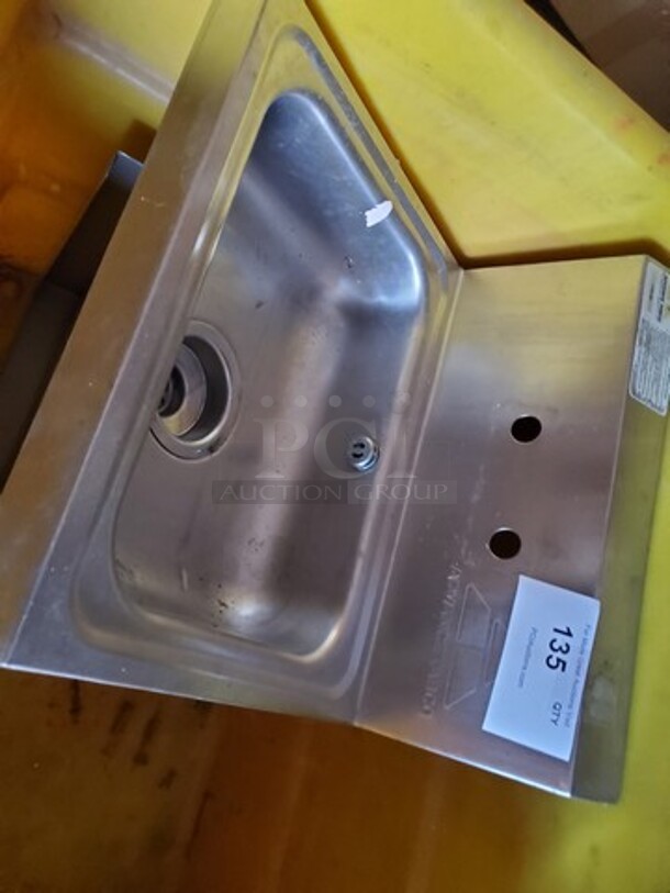 Stainless Steel Hand Sink with Faucet - Image 3 of 7