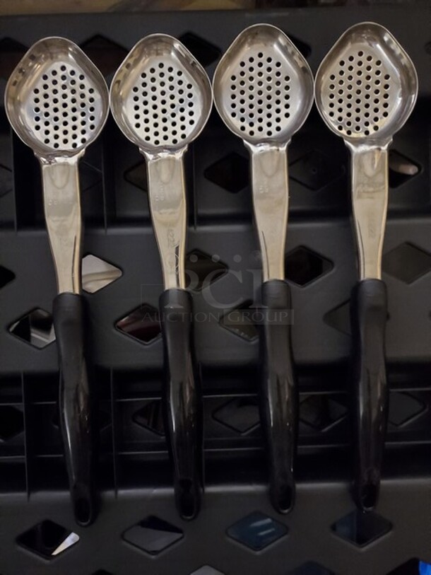 Lot of Vollrath Oval Perforated Spoodles  - Image 1 of 1