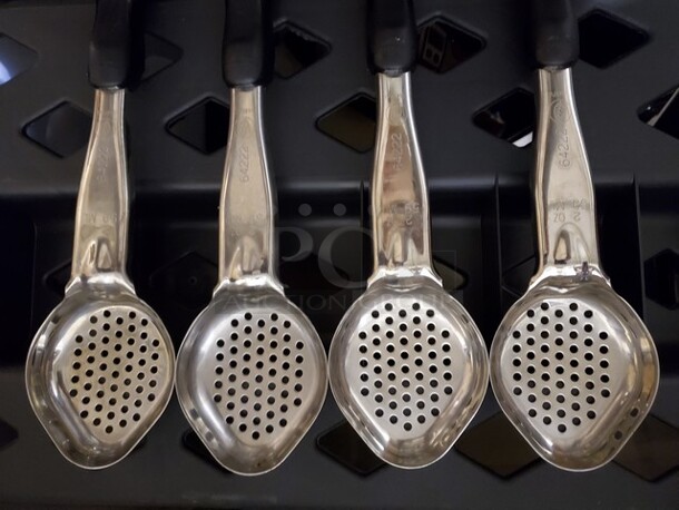 Perforated Stainless Steel Spoon with Handle - Image 3 of 4
