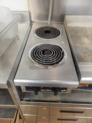 Star 502D Star-Max 2 Coil Burner Countertop Electric Hot Plate 208/240 volts PH 1 Watts 3150