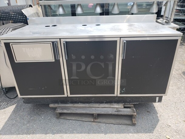 Work Station w/ Two Door Understorage and Trash Chute! - Image 1 of 5