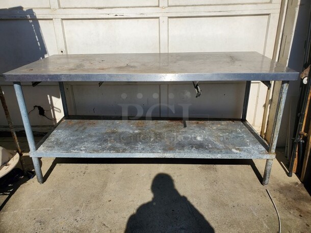 Stainless Steel Work Table with Undershelf 60WX30DX35H - Image 1 of 3