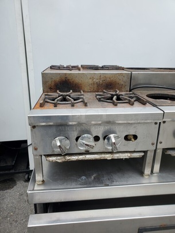 ALL ONE MONEY! Two (4)Burners, Natural Gas, Countertop Stove (Missing Tag, One is missing parts) 18"X30"X15" - Image 2 of 9