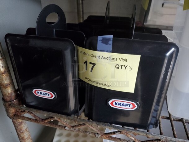 Plastic Black Table Caddy BIDX3 - Image 3 of 3