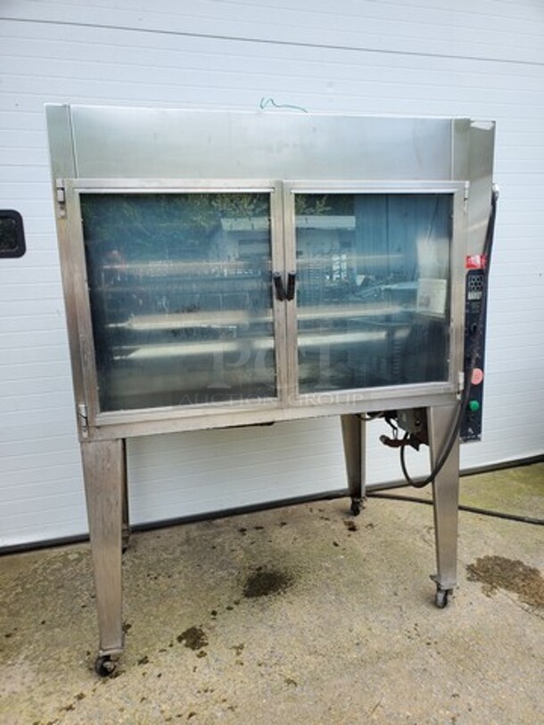 HARDT INFERNO NAT GAS COMMERCIAL ROTISSERIE OVEN|58"X38"X72"|Tested and Working! - Image 1 of 9
