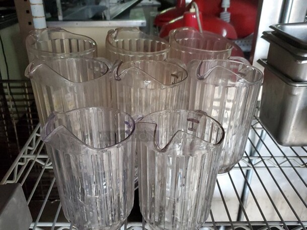 ALL ONE MONEY Lot of 8 Plastic Pitcher - Image 3 of 5
