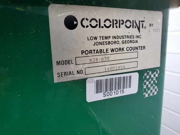 COLORPOINT K28-RTS Portable Work Counter! 30"X30"X30" - Image 5 of 5