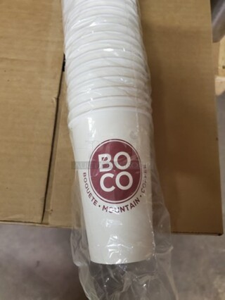 16oz "Boquete" Paper Cup Full Box 1000ct. BIDX5