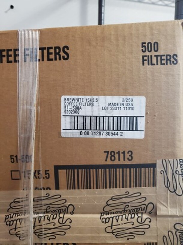15X5.5 Coffee Filters 500 filters/box - Image 2 of 2