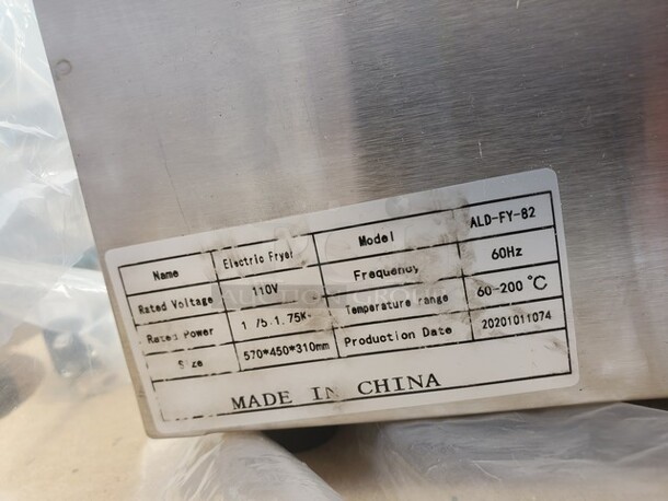 ALD Electric Countertop fryer, Like new! 110V - Image 4 of 4