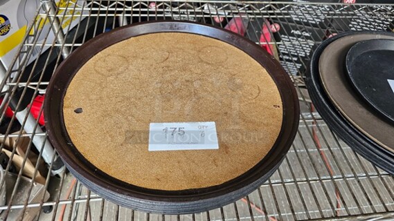 Lot of (6) 16" Round Trays