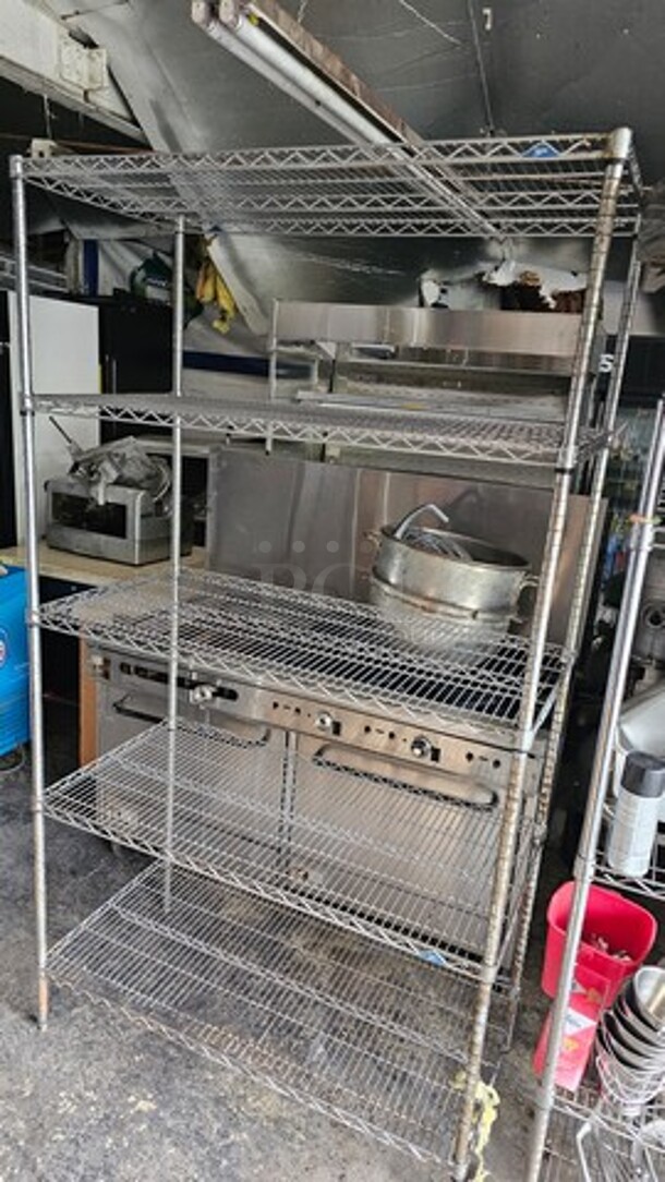 Wire Shelving Unit - Image 1 of 2